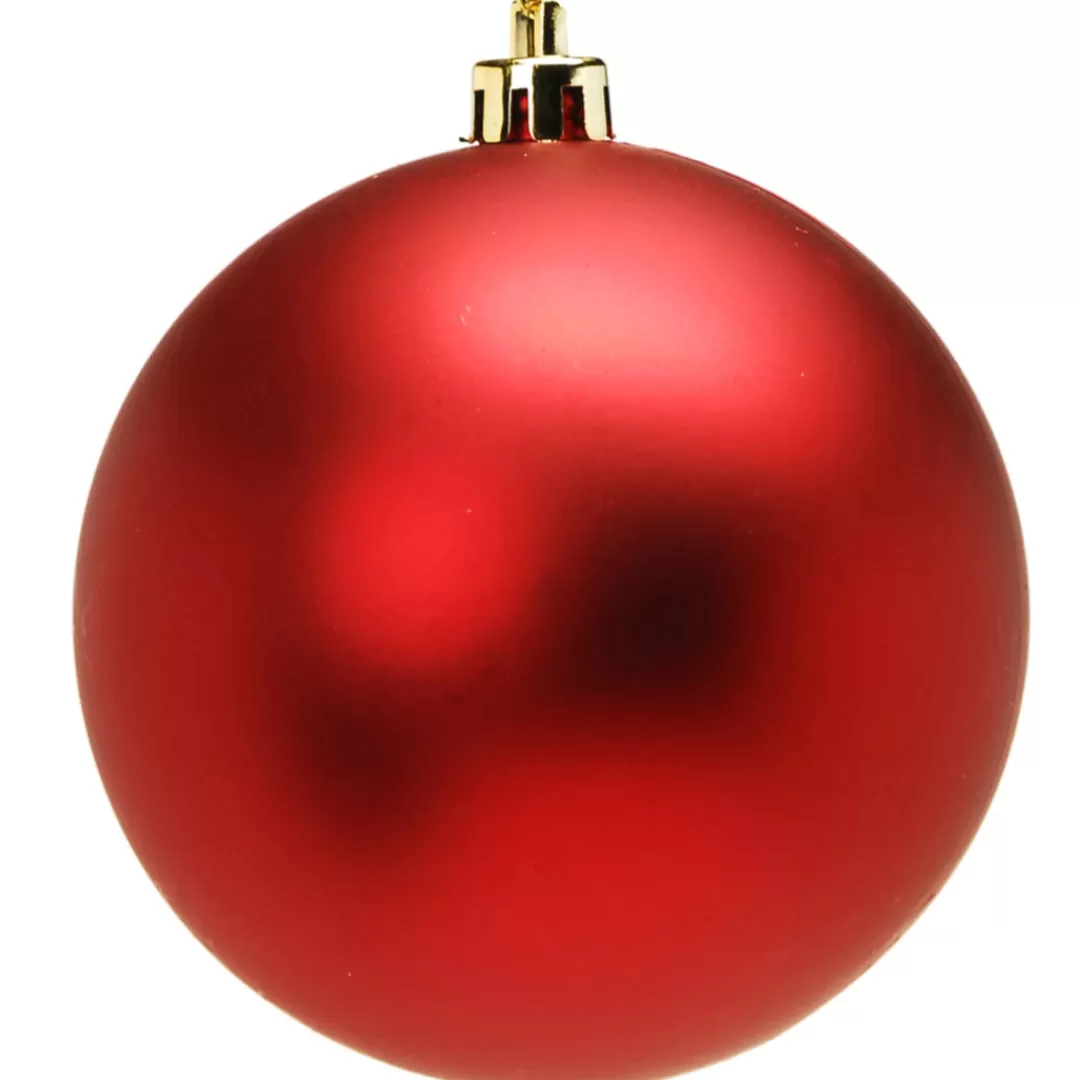 The Christmas Shop Red Theme | Shatterproof*10cm Matt Red Bauble