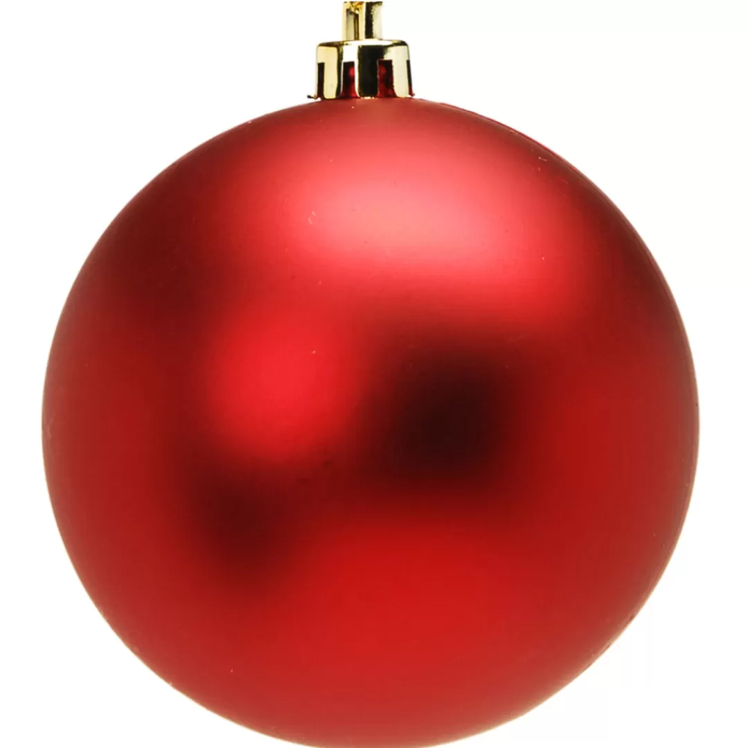 The Christmas Shop Red Theme | Shatterproof*15cm Matt Red Bauble