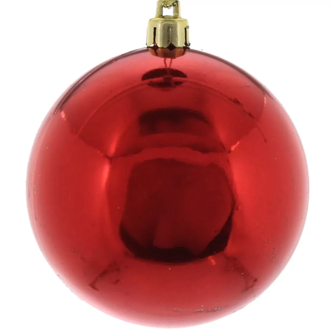 The Christmas Shop Red Theme | Shatterproof*15cm Shiny Red Bauble