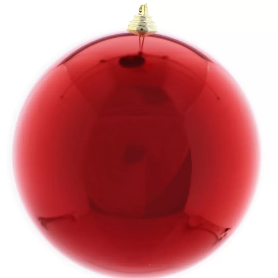 The Christmas Shop Red Theme | Shatterproof*20cm Shiny Red Bauble