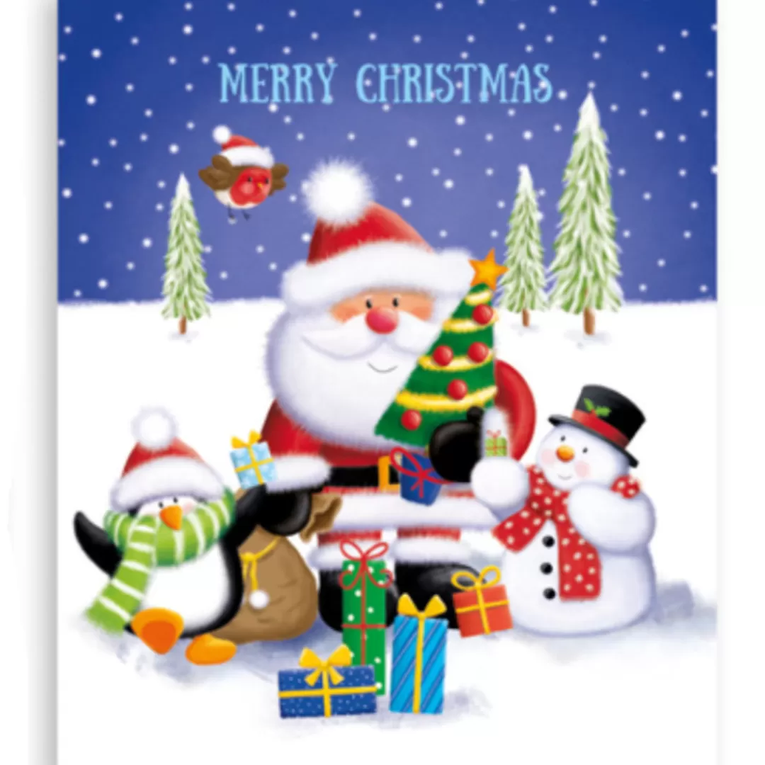 The Christmas Shop Bags | Sacks*2 Large Plastic Sacks