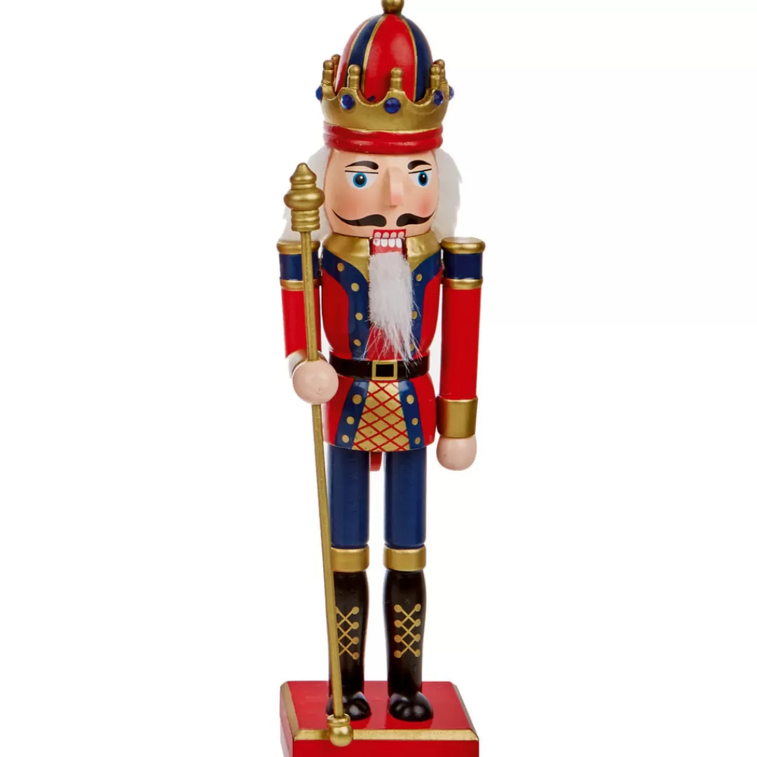 The Christmas Shop Wooden Ornaments | Christmas Figures*30cm Wood Nutcracker