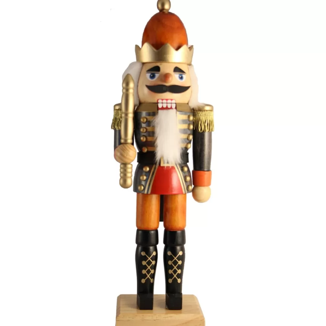 The Christmas Shop Wooden Ornaments | Christmas Figures*45cm Nutcracker With Baton