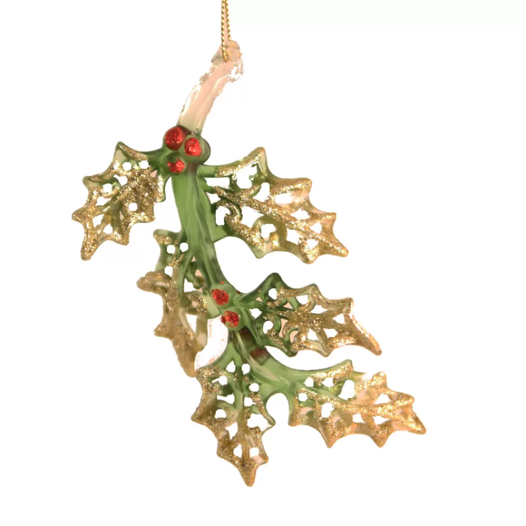 The Christmas Shop Other Colours*Acrylic Holly Sprig