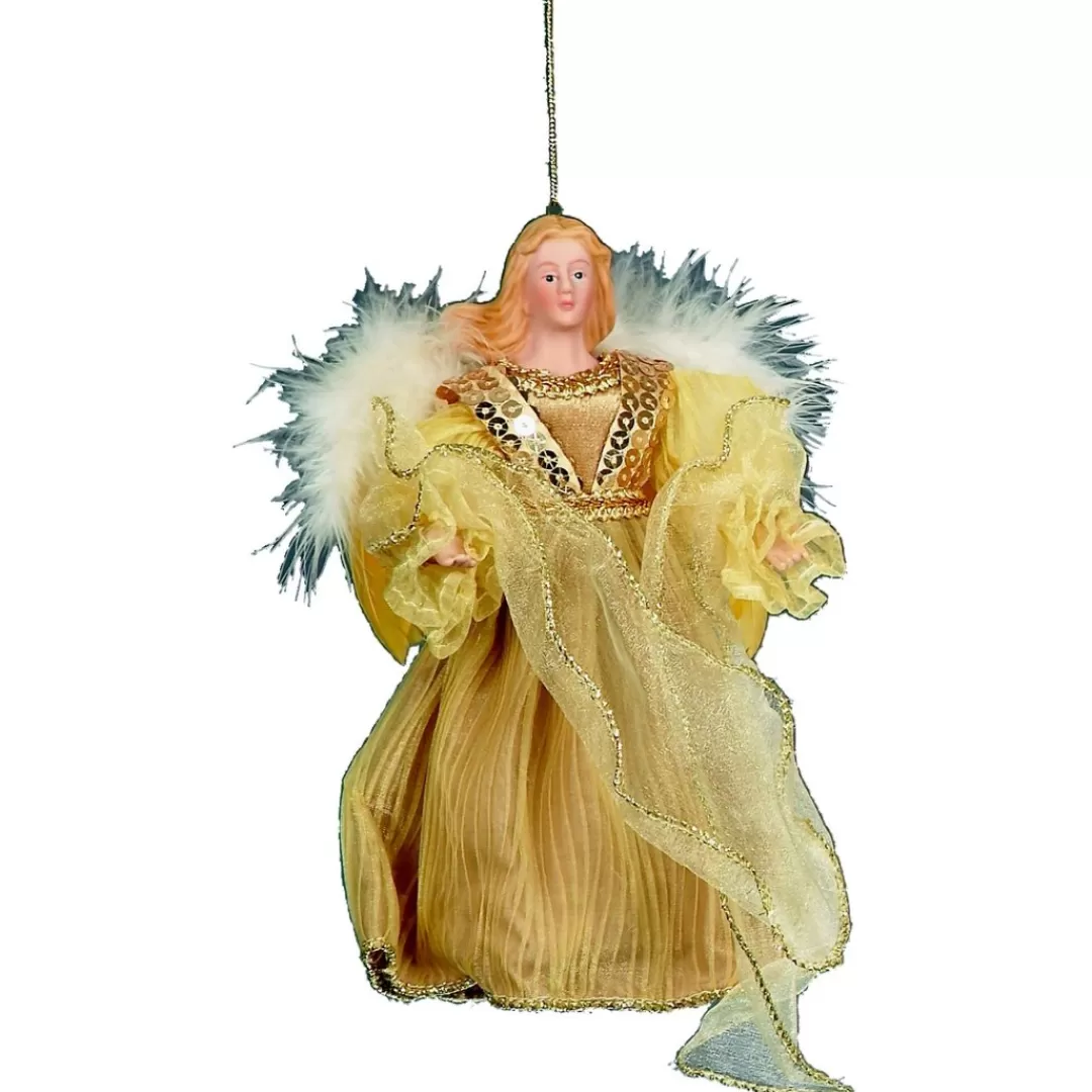 The Christmas Shop Treetop Angels | Gold Theme*Angel In Gold Dress