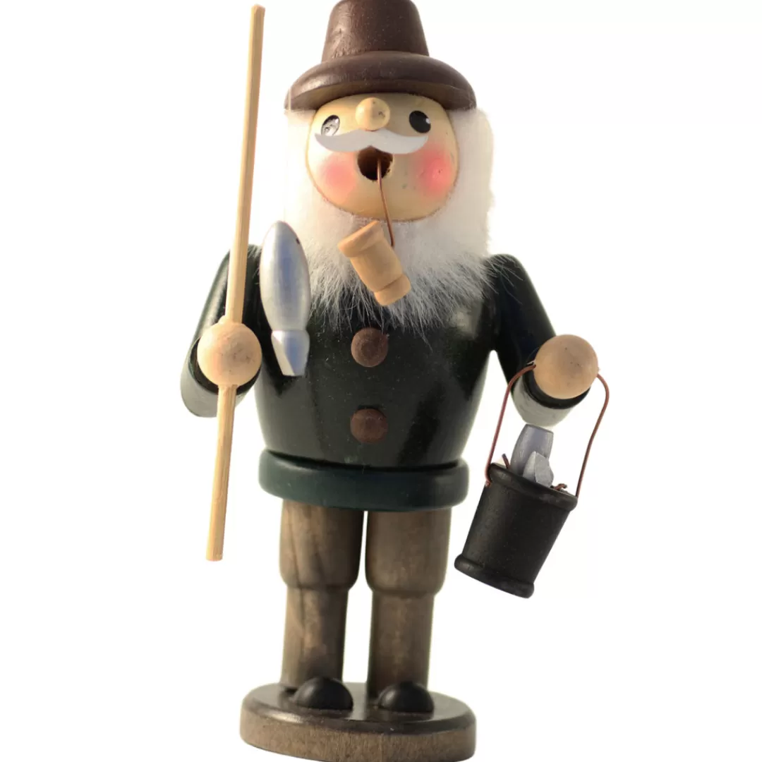 The Christmas Shop Wooden Ornaments*Angler Smoker