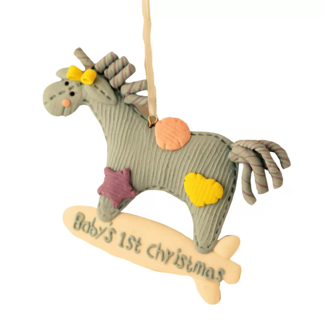 The Christmas Shop Baby'S First Christmas*Baby's 1st Rocking Horse