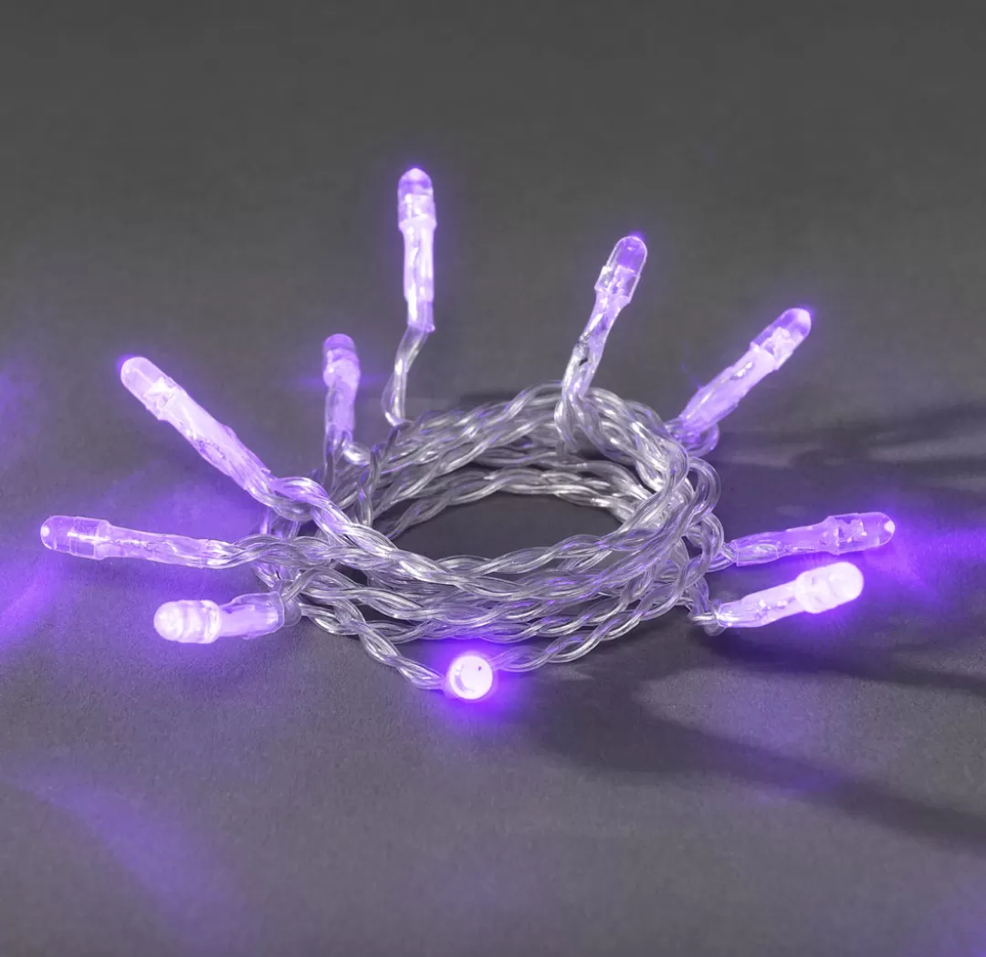 The Christmas Shop Battery Operated Lights*Battery Operated Purple Lights