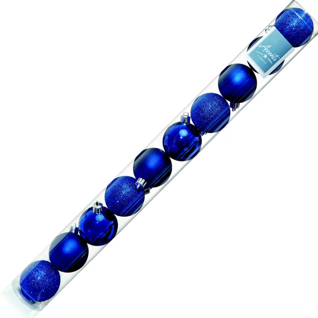 The Christmas Shop Shatterproof*Blue Shatterproof Baubles