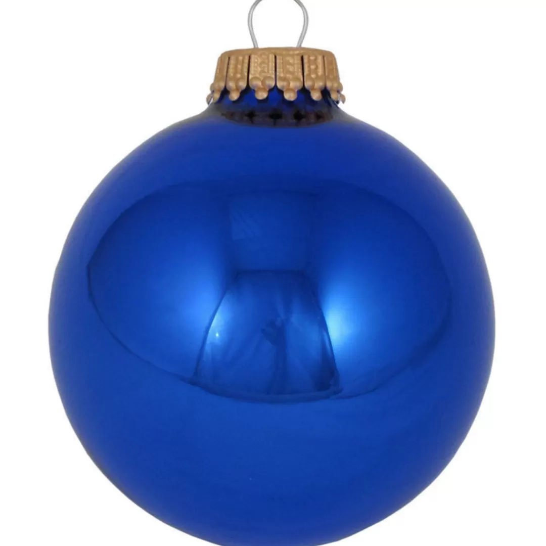 The Christmas Shop Other Colours | Glass*Blue Shiny Baubles