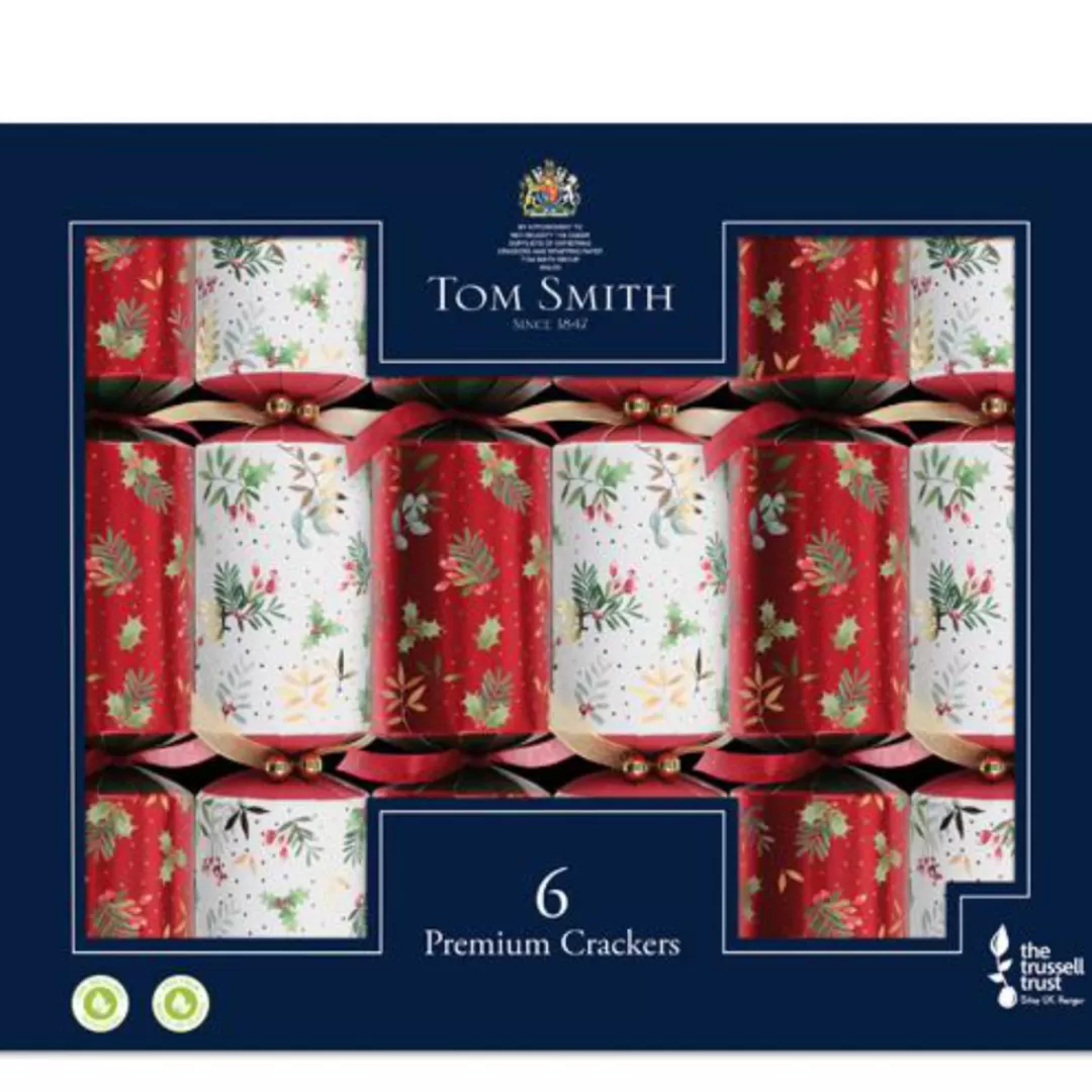 The Christmas Shop Crackers*Box Of 6 Premium Christmas Crackers