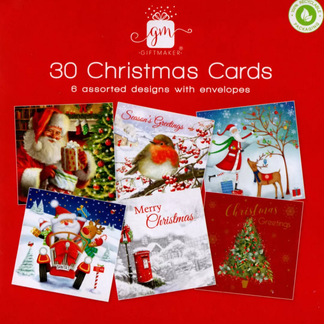 The Christmas Shop Packs Of Cards*Box Of Christmas Cards