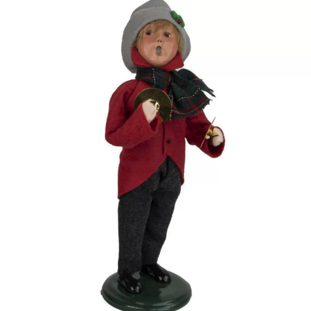 The Christmas Shop Byers Choice Carolers*Boy With Cymbals