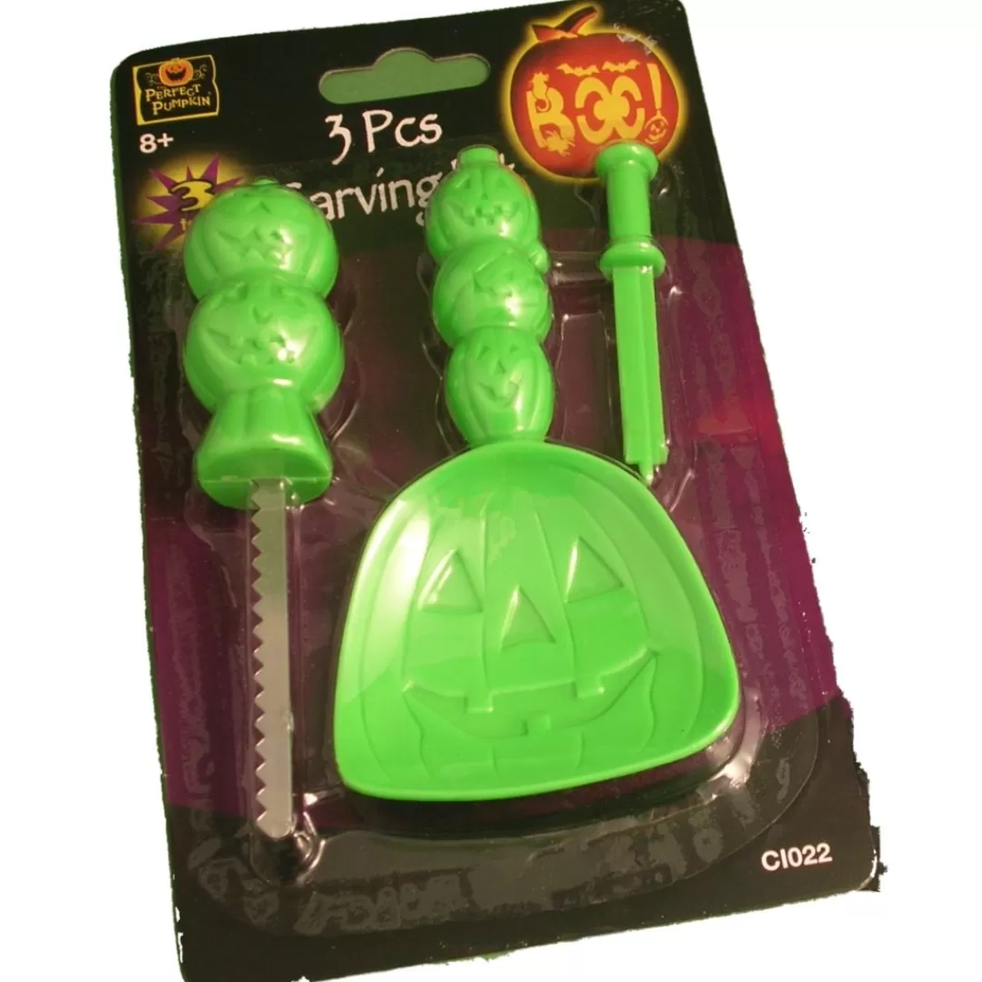 The Christmas Shop Halloween*Carving Set - Green