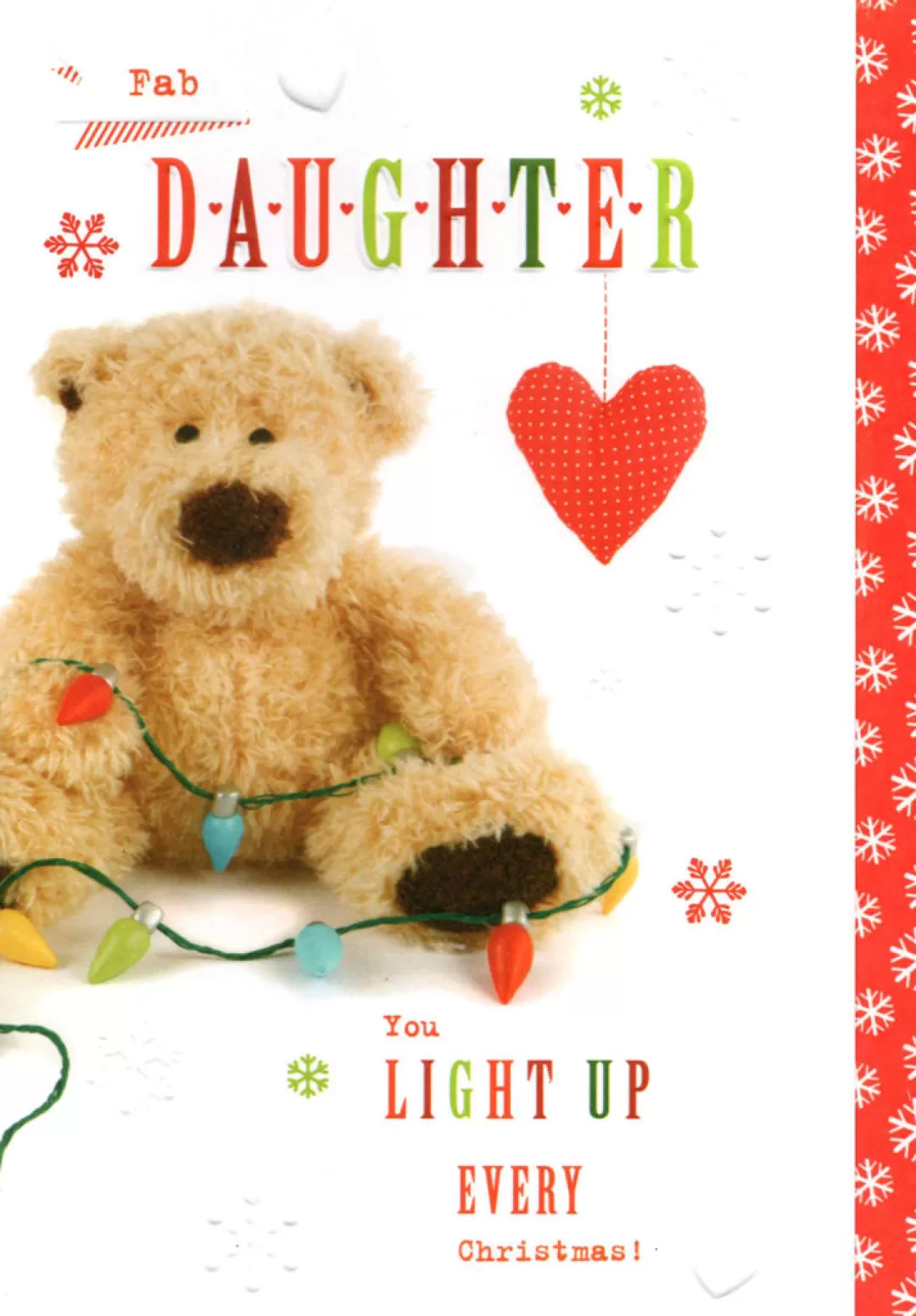 The Christmas Shop Cards For Relatives*Christmas Card Daughter