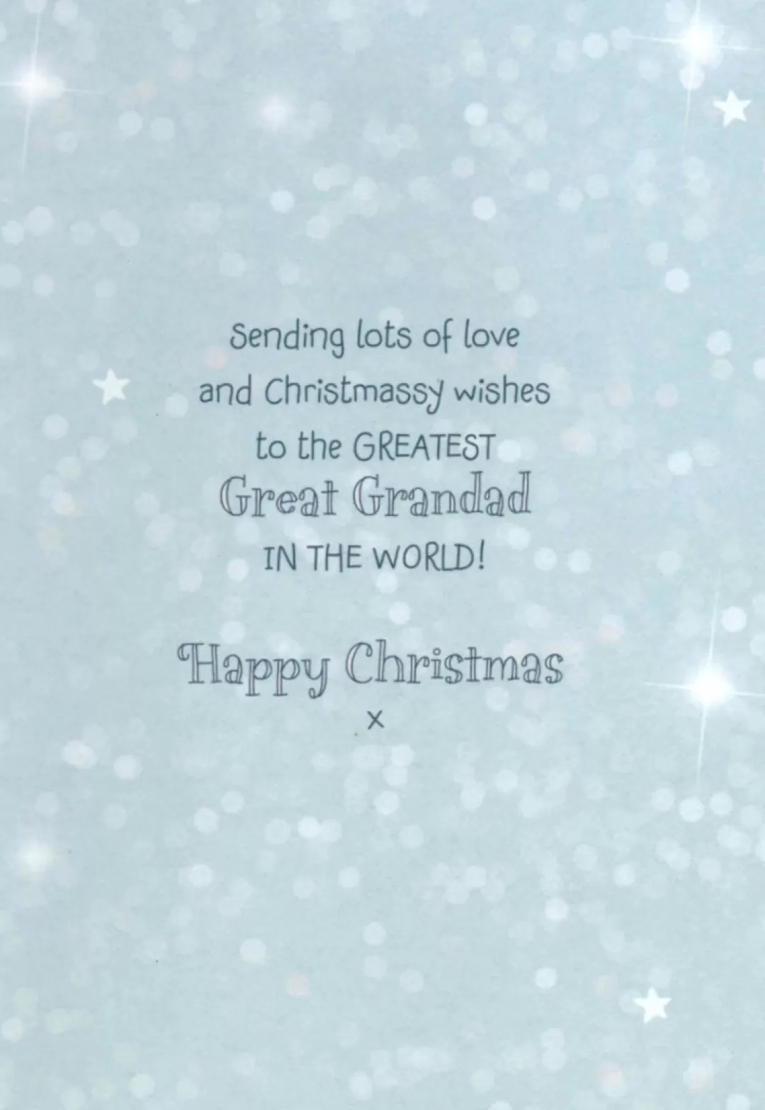 The Christmas Shop Cards For Relatives*Christmas Card Great Grandad