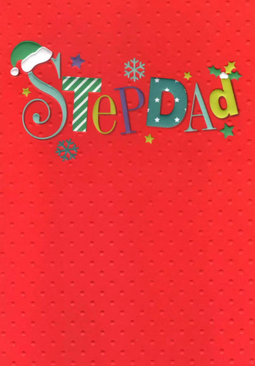 The Christmas Shop Cards For Relatives*Christmas Card Stepdad