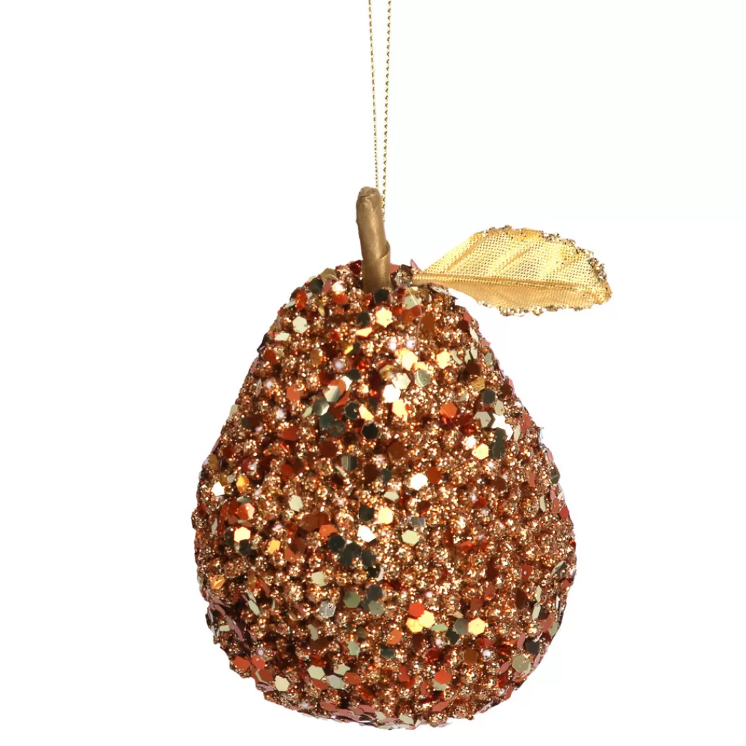 The Christmas Shop Other Colours | Gold Theme*Copper Sequin Pear