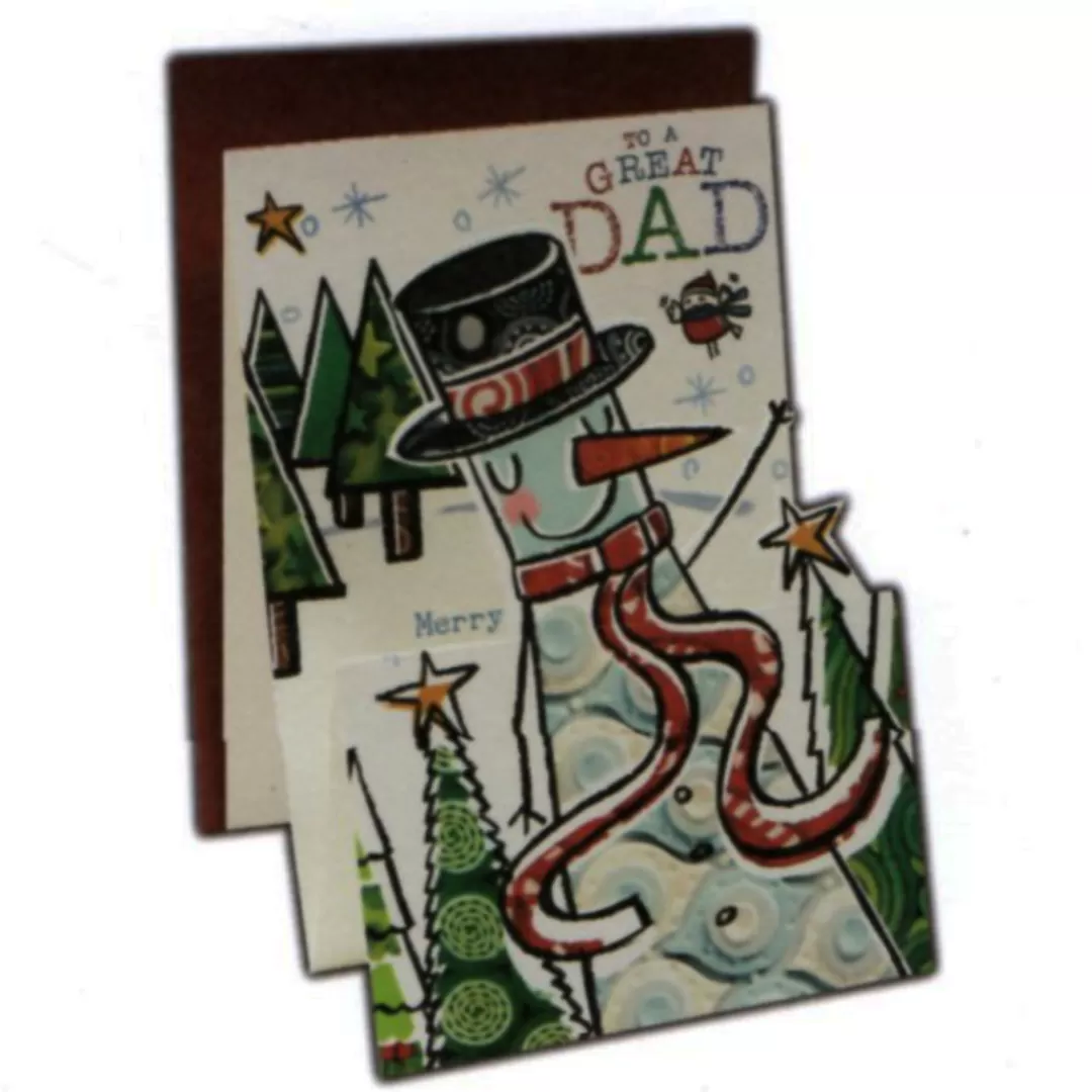 The Christmas Shop Cards For Relatives*Dad Christmas Card