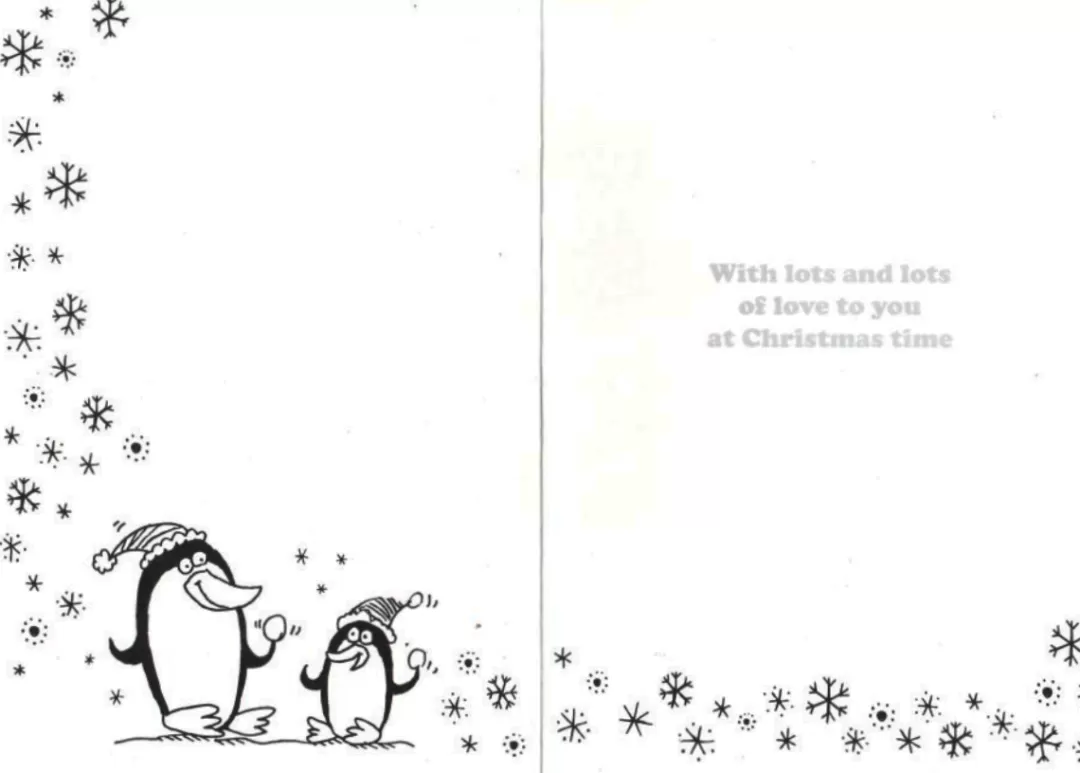 The Christmas Shop Cards For Relatives*Daddy Christmas Card