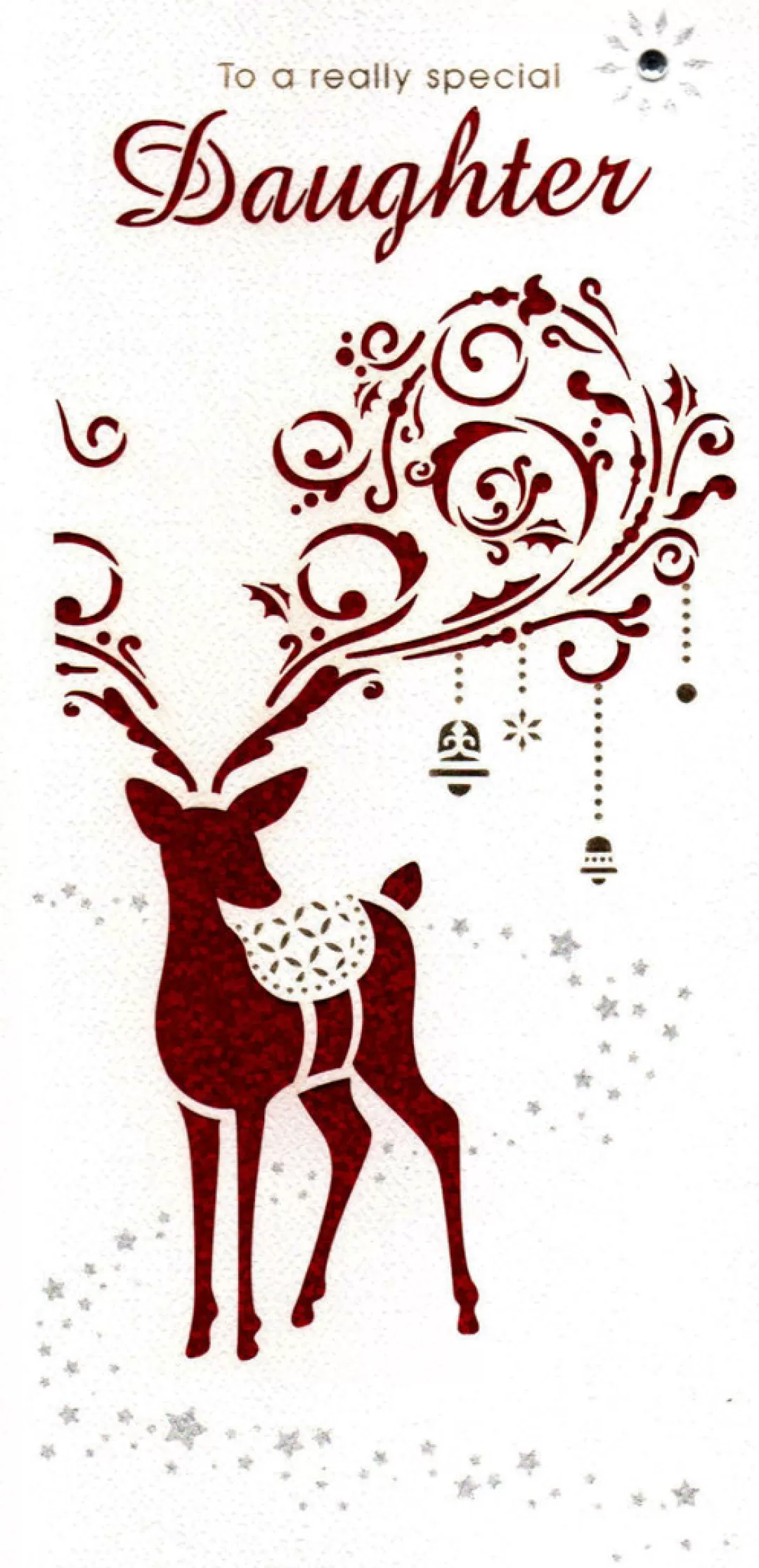 The Christmas Shop Cards For Relatives*Daughter Christmas Card