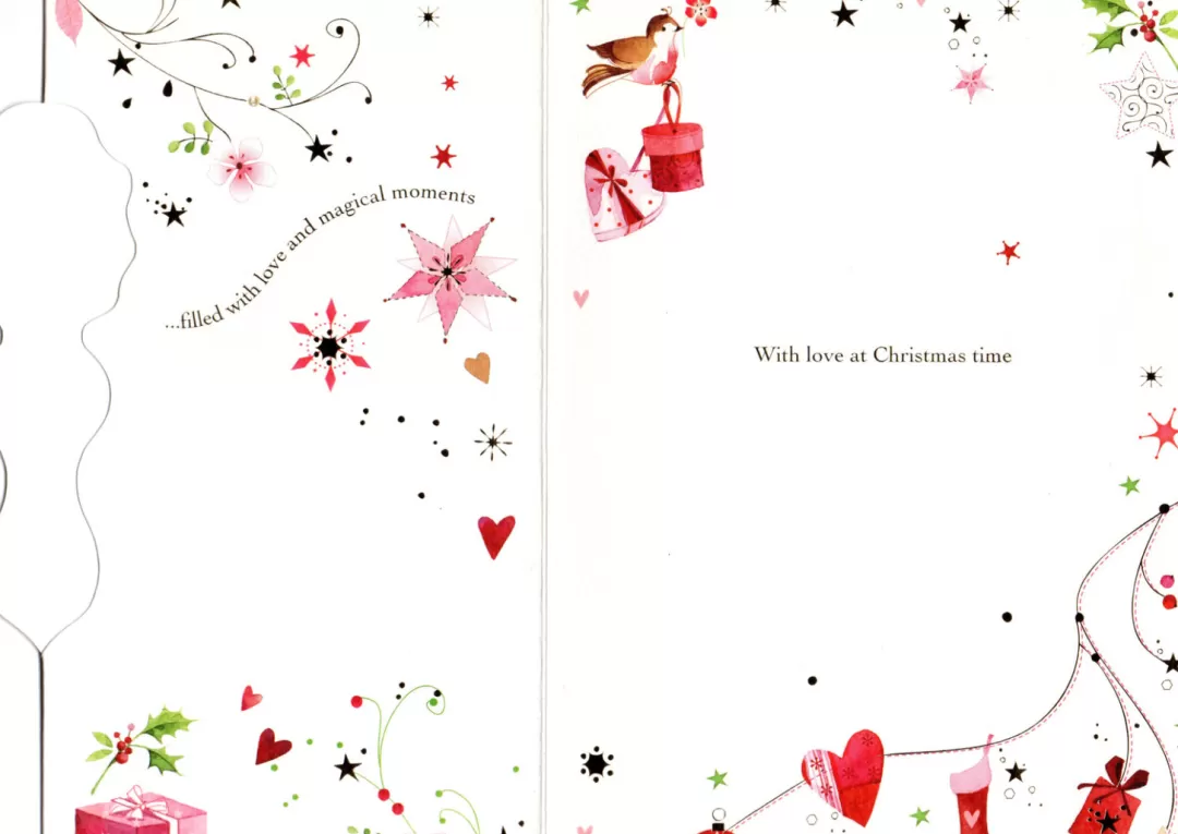 The Christmas Shop Cards For Relatives*Daughter Christmas Card