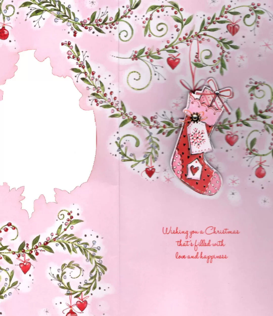 The Christmas Shop Cards For Relatives*Daughter Christmas Card