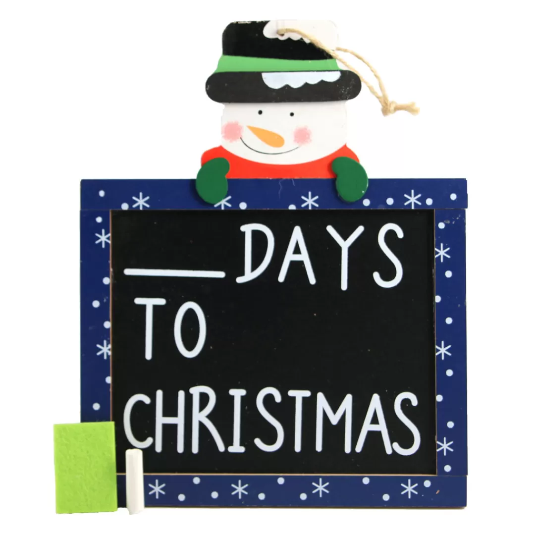 The Christmas Shop Wooden Ornaments | Advent Calendars - Card, Fabric And Wood*Days To Christmas - Snowman