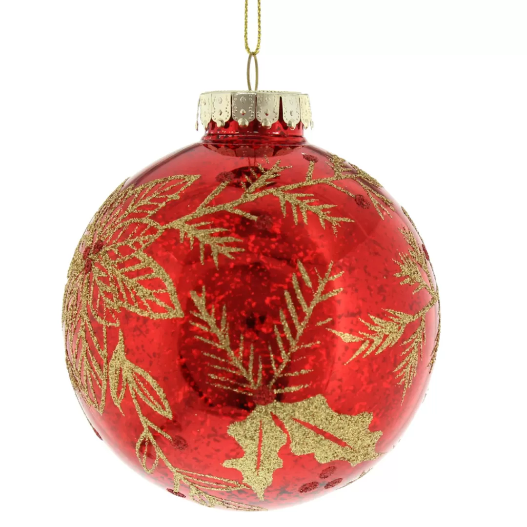 The Christmas Shop Red Theme | Shatterproof*Decorated Bauble