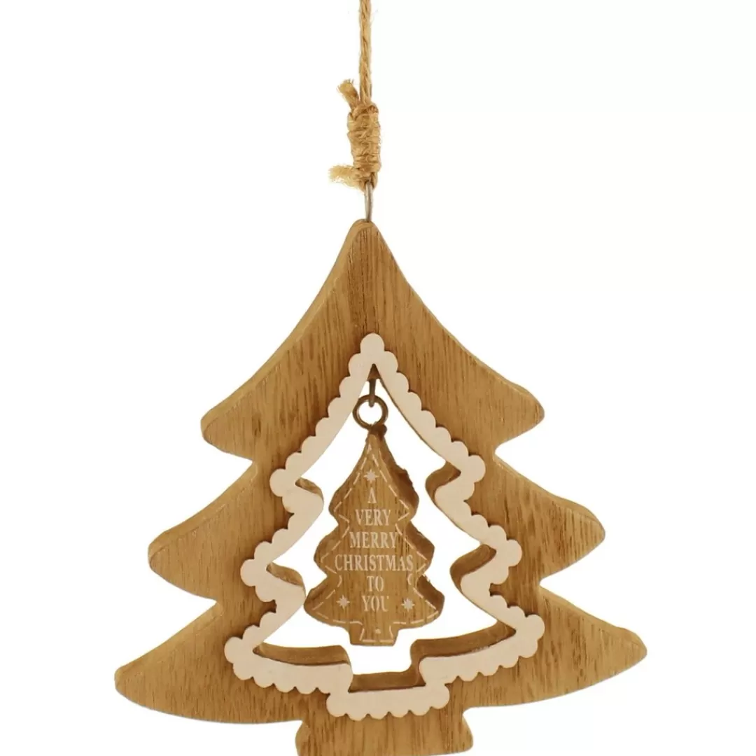 The Christmas Shop Wood | Other Colours*Diecut Wood Tree