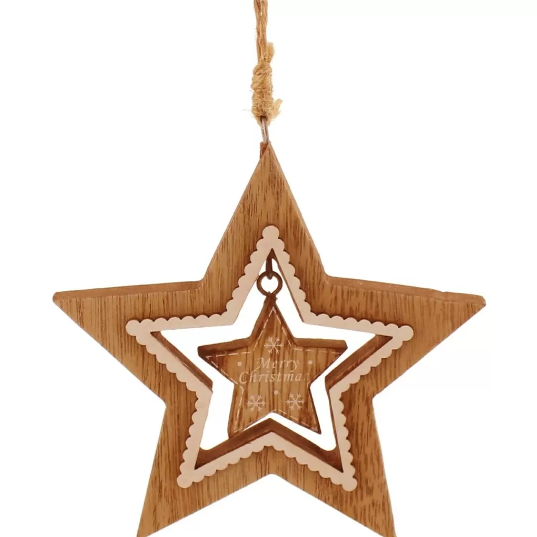 The Christmas Shop Wood | Other Colours*Diecut Wooden Star