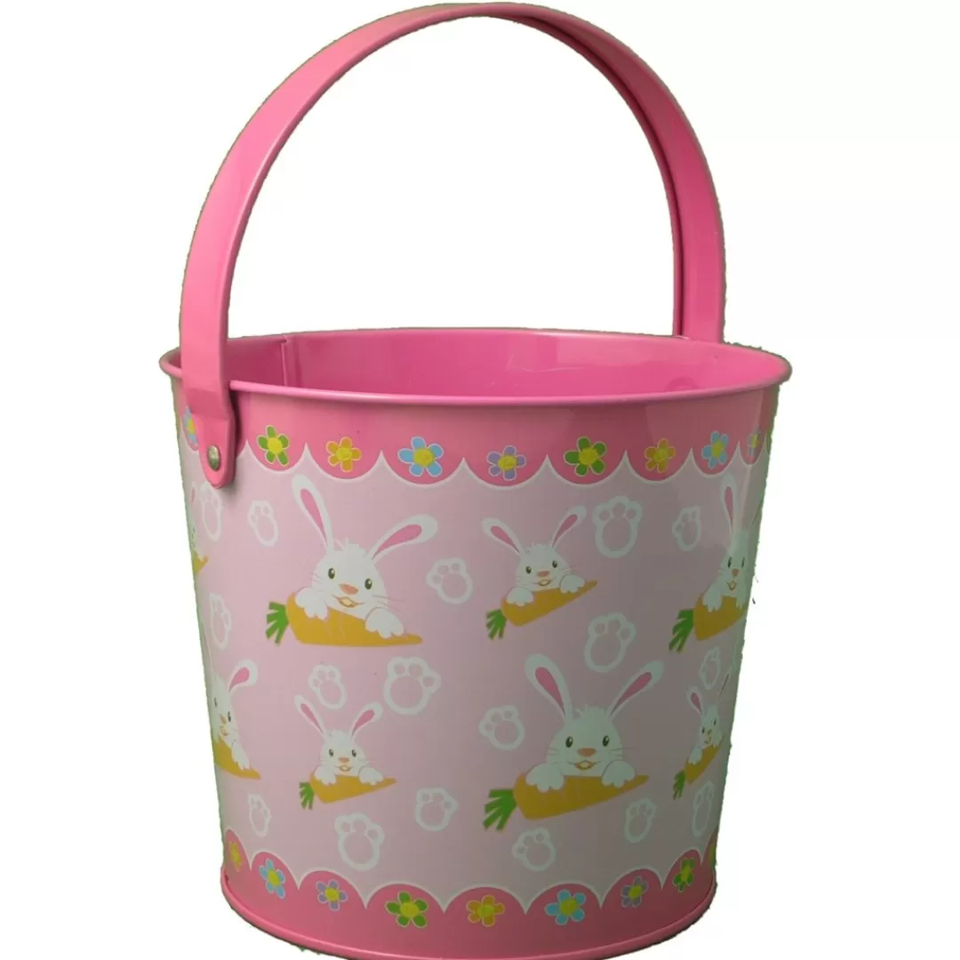 The Christmas Shop Easter Etc.*Easter Bucket With Bunny Designs