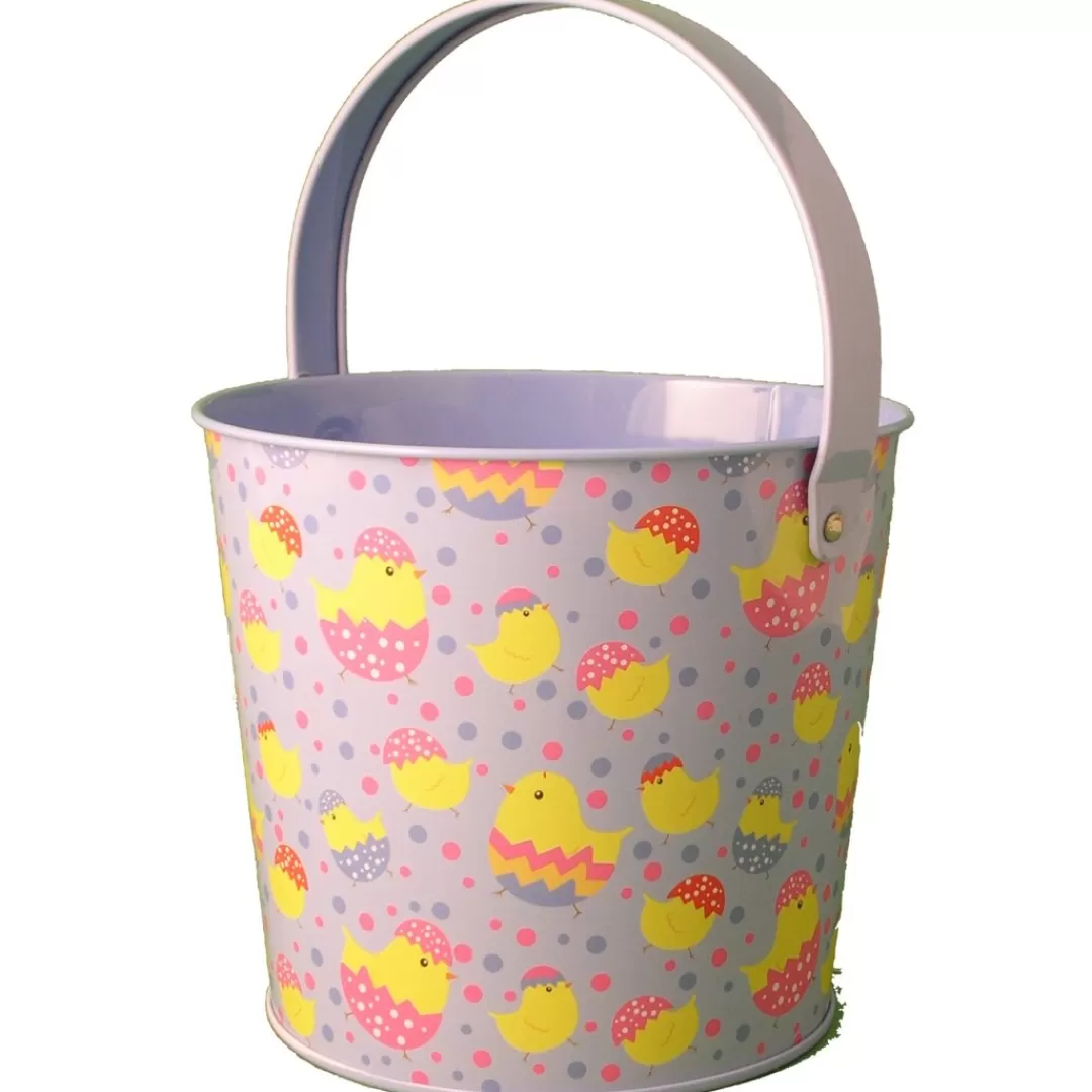 The Christmas Shop Easter Etc.*Easter Bucket With Chick Design