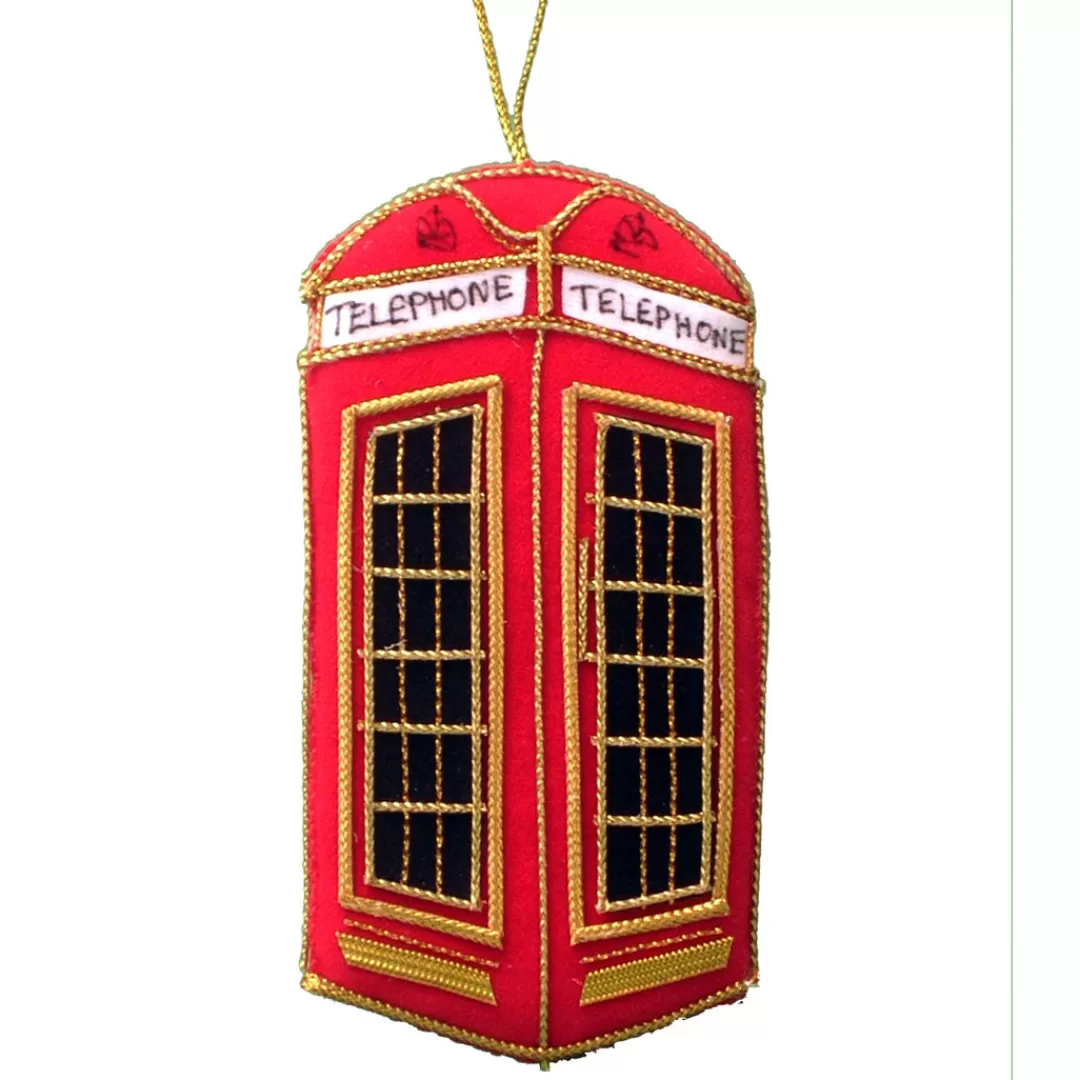 The Christmas Shop London*Fabric Telephone Box