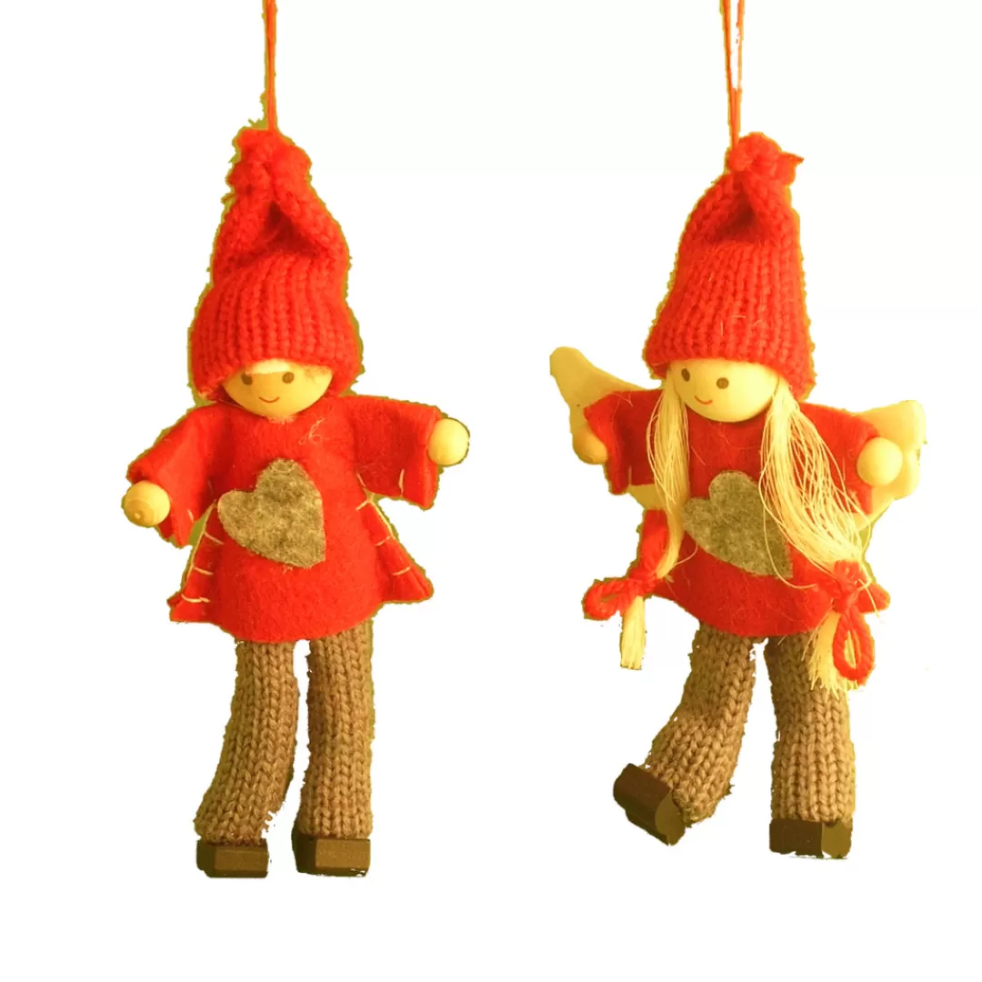 The Christmas Shop Wood | Red Theme*Felt Boy & Girl