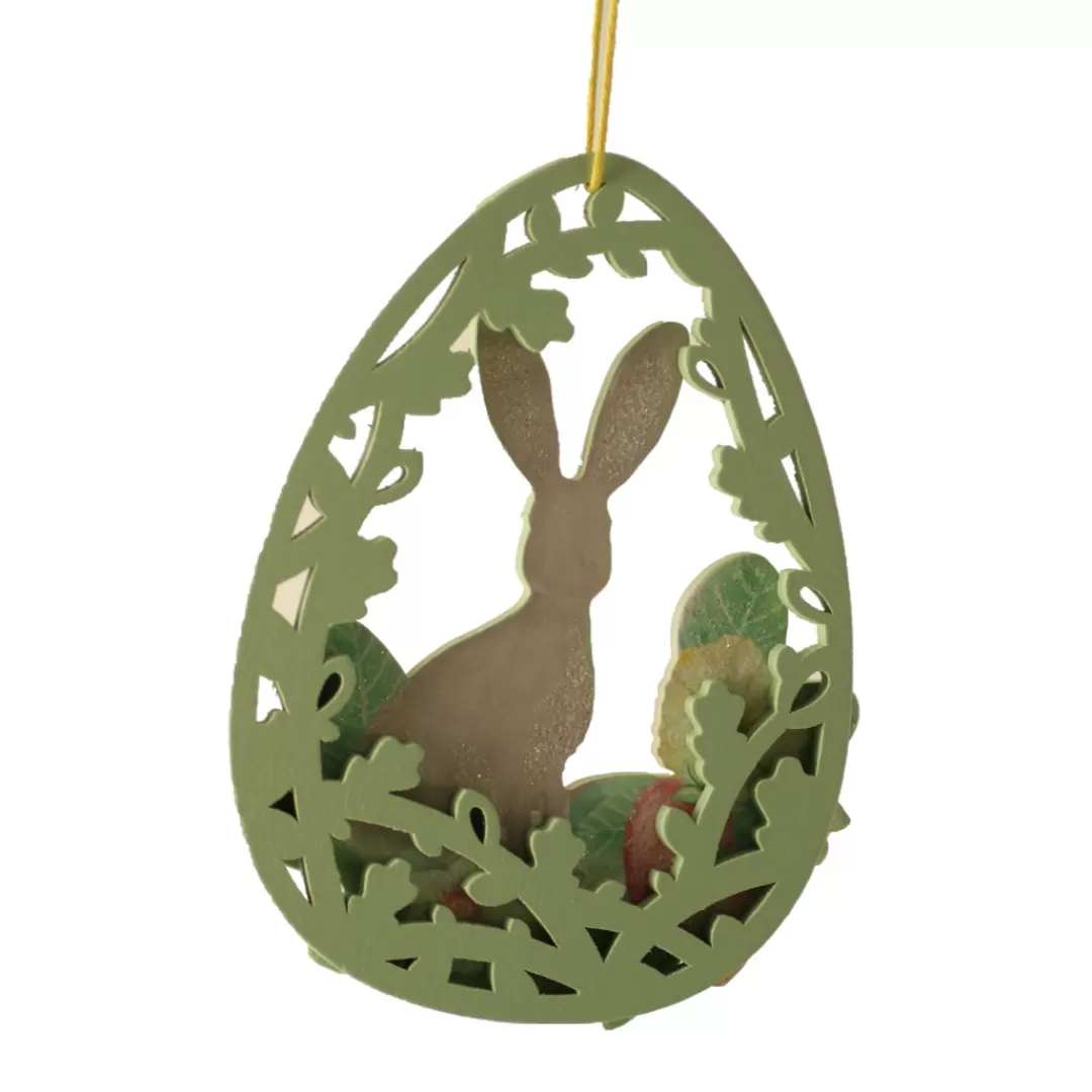 The Christmas Shop Easter Etc. | Wood*Fretwork Egg With Bunny