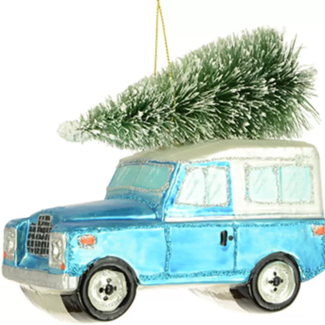 The Christmas Shop Other Colours | Glass*Glass Land Rover (Blue)