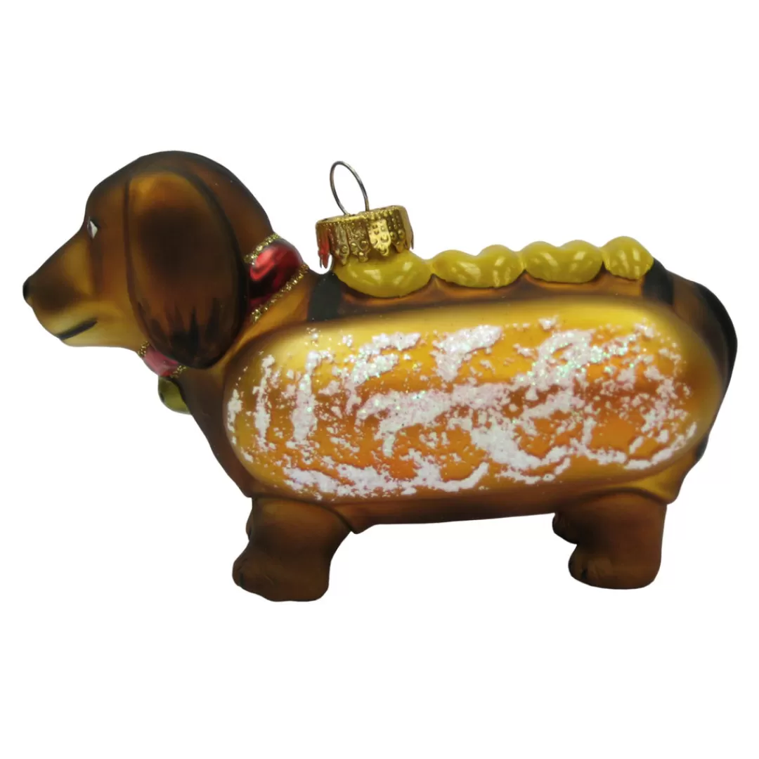 The Christmas Shop Glass*Glass Wiener Dog