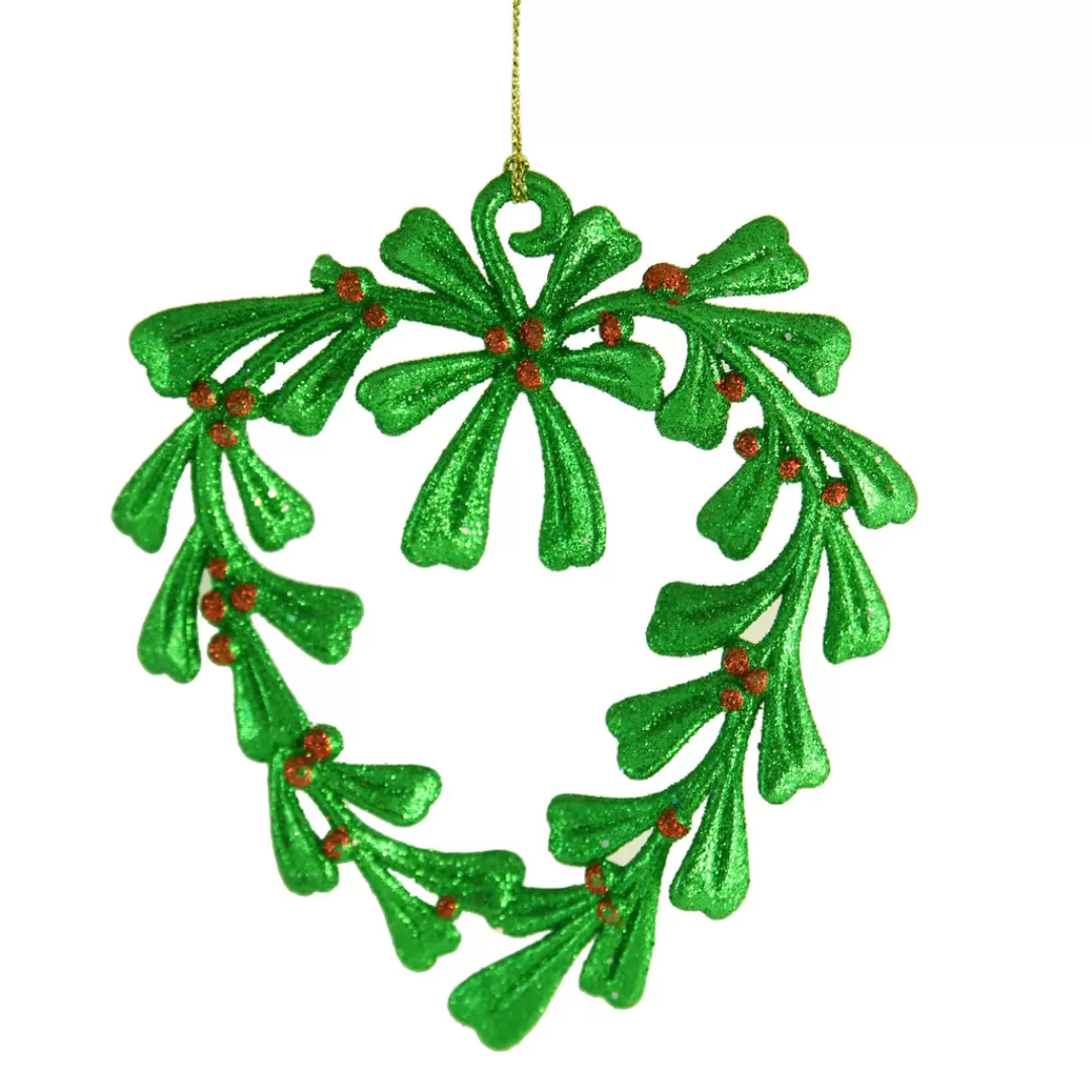 The Christmas Shop Other Colours*Glitter Leaf Heart