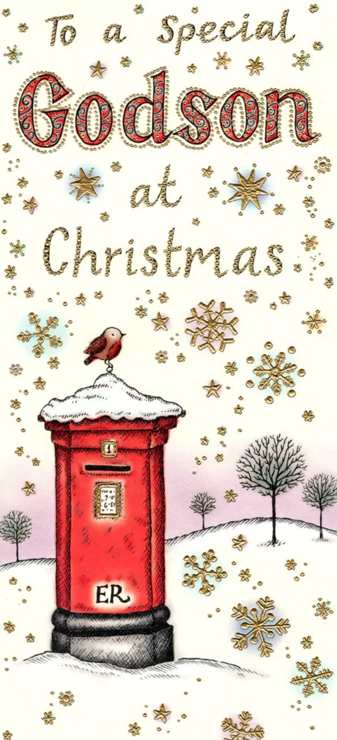 The Christmas Shop Cards For Relatives | Single Cards*Godson Christmas Card