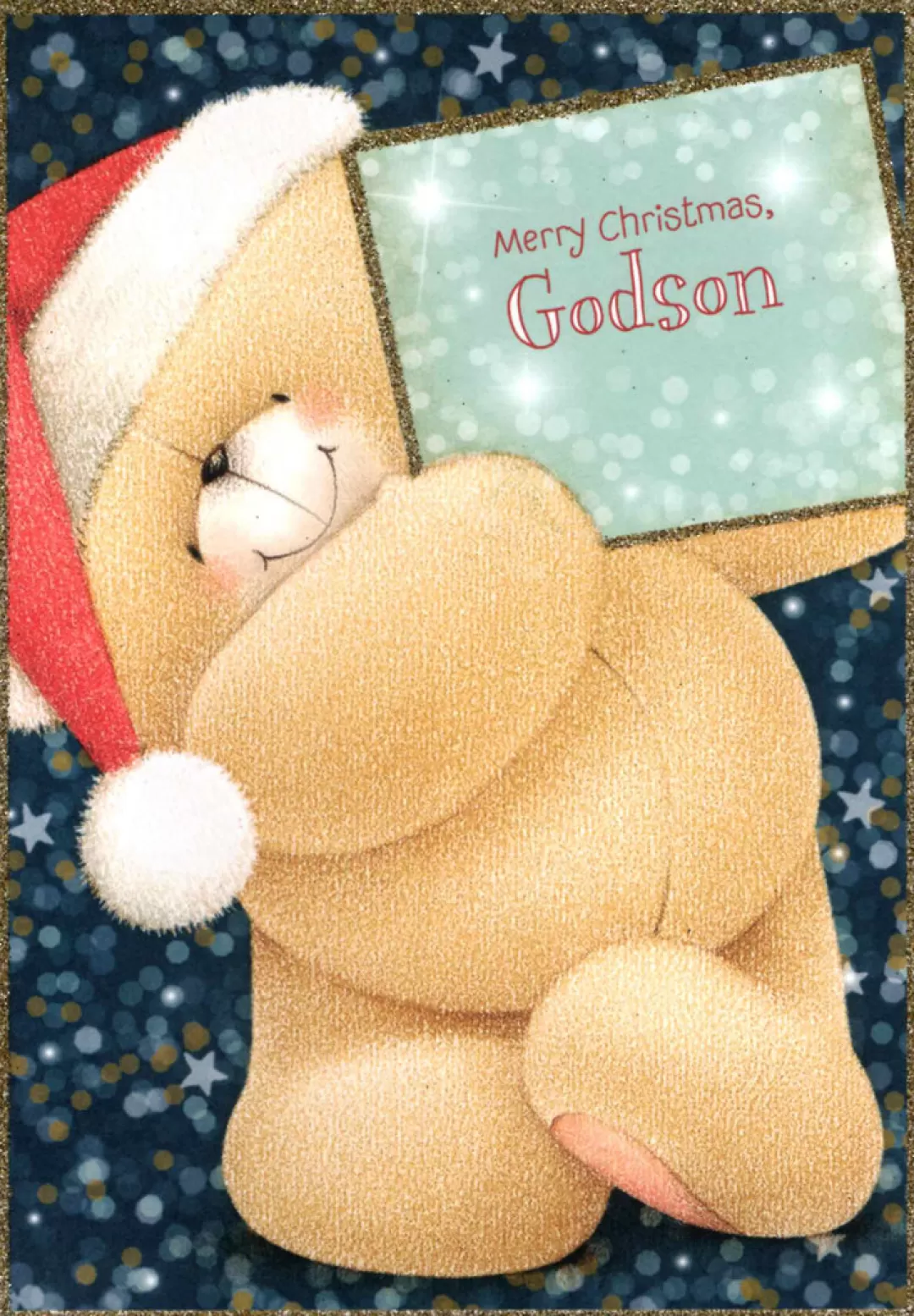 The Christmas Shop Cards For Relatives*Godson Christmas Card