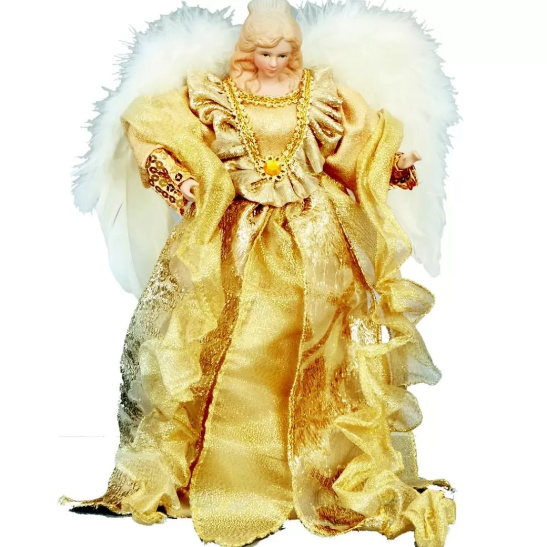 The Christmas Shop Gold Theme | Treetop Angels*Gold Angel