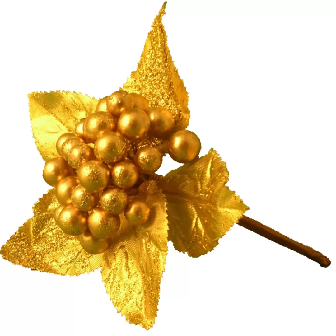 The Christmas Shop Picks & Berries | Gold Theme*Gold Berry Pick