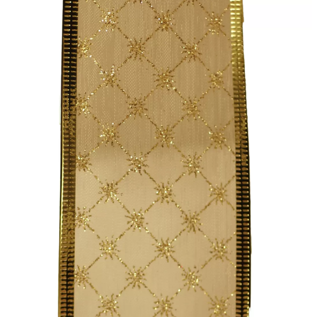 The Christmas Shop Ribbon | Gold Theme*Gold Sheer Ribbon