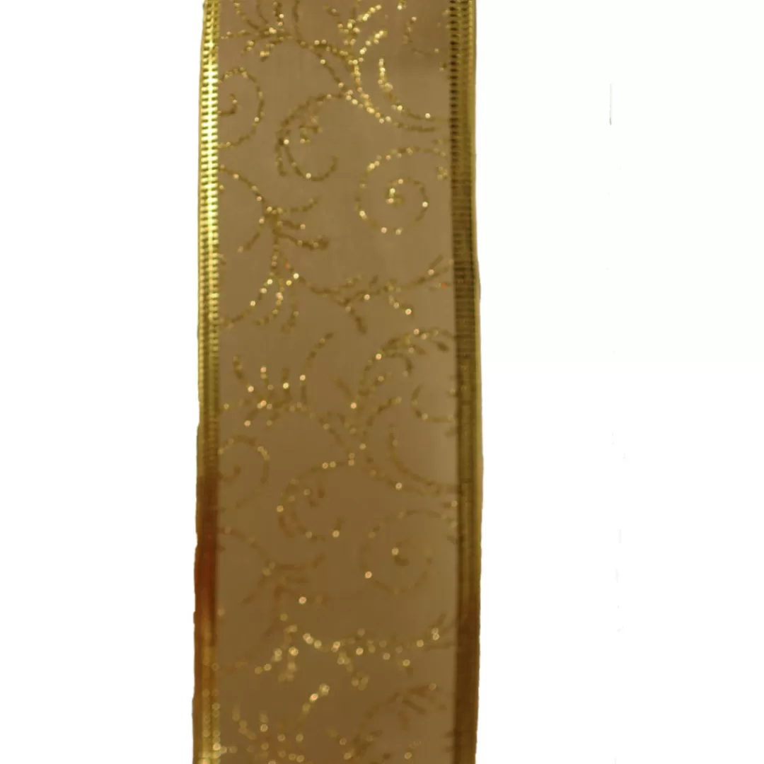 The Christmas Shop Ribbon | Gold Theme*Gold Sheer Ribbon