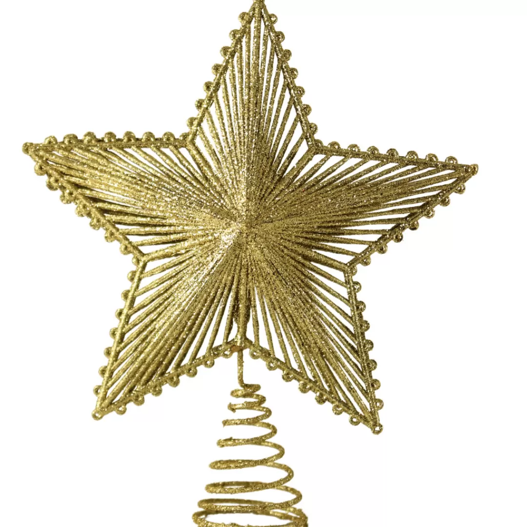 The Christmas Shop Treetop Stars*Gold Treetop Star