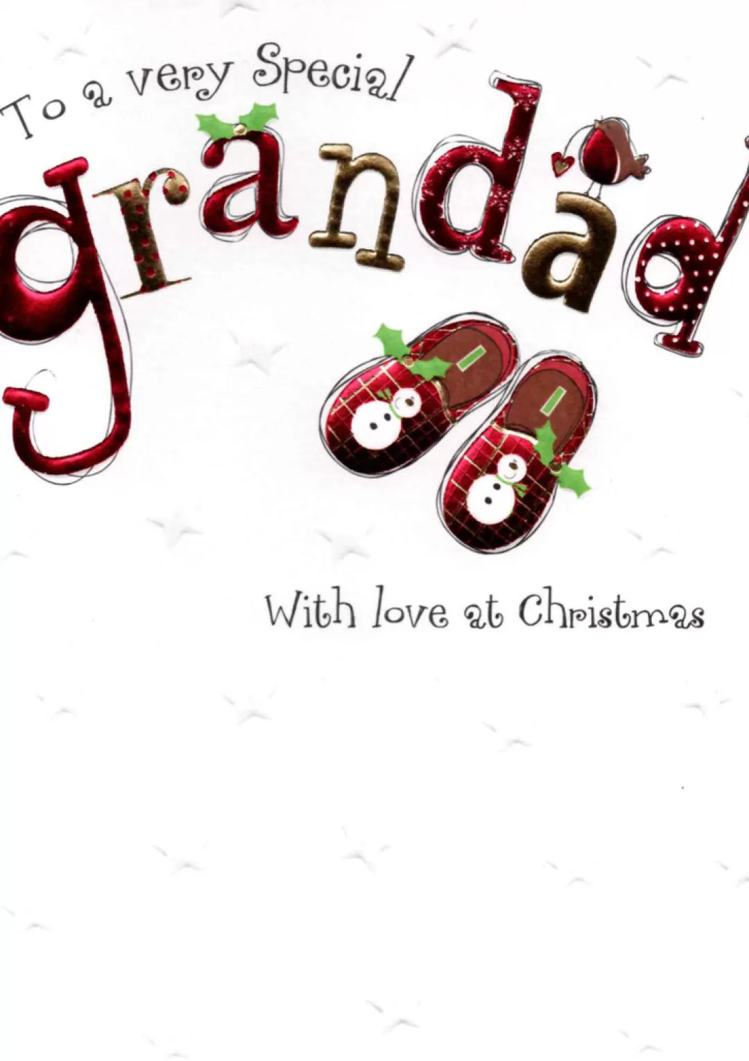 The Christmas Shop Cards For Relatives*Grandad Christmas Card