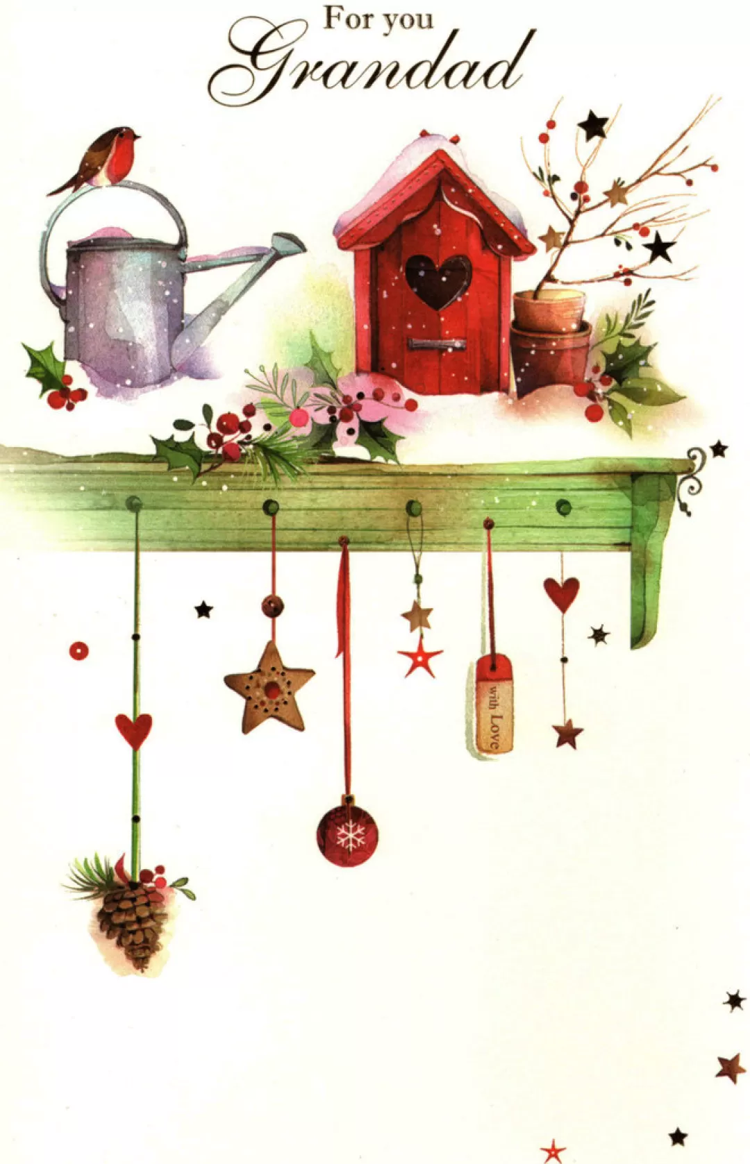 The Christmas Shop Cards For Relatives*Grandad Christmas Card