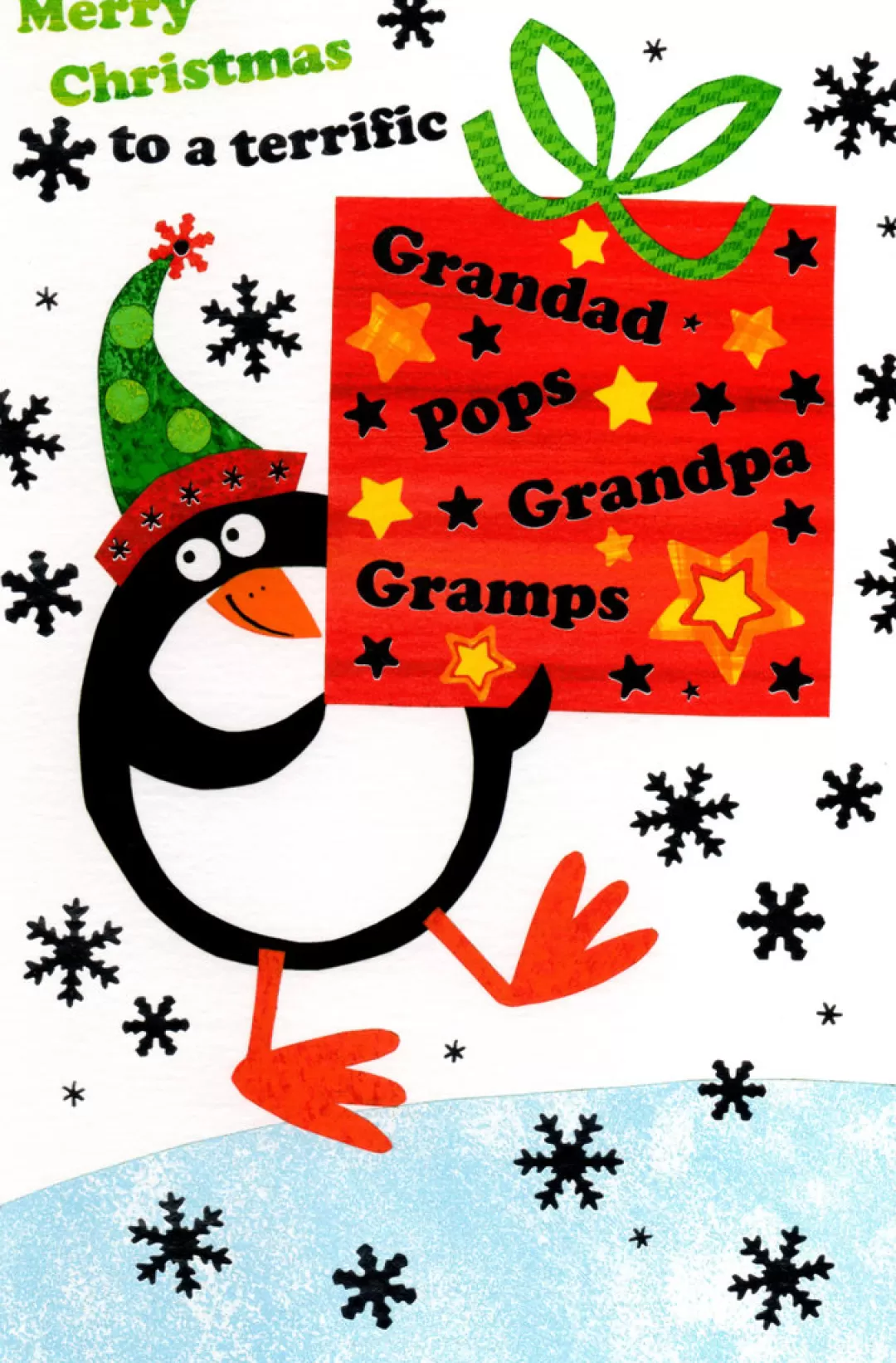 The Christmas Shop Cards For Relatives*Grandad Christmas Card