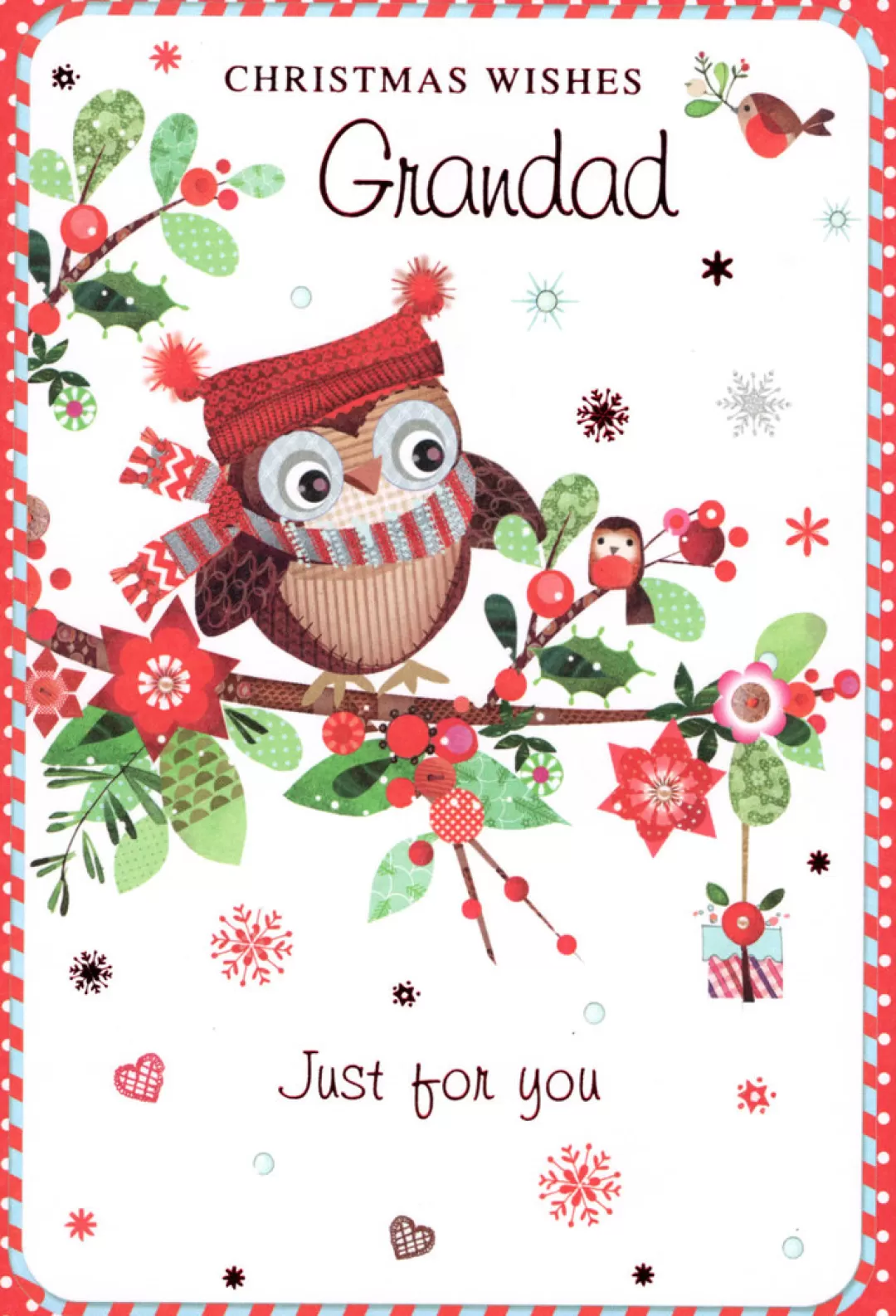 The Christmas Shop Cards For Relatives*Grandad Christmas Card